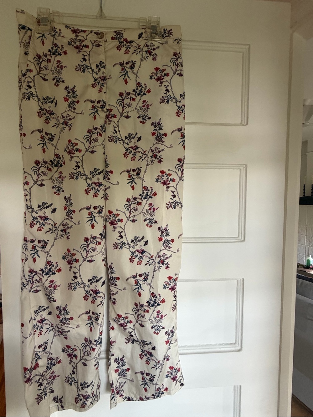 Ciao Lucia Cream Floral Pants